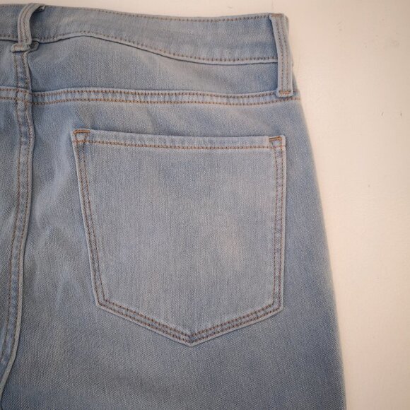 Old Navy Rockstar Ladies Size 16 Tall Super Skinny High Rise Light Wash Jeans - Picture 8 of 12